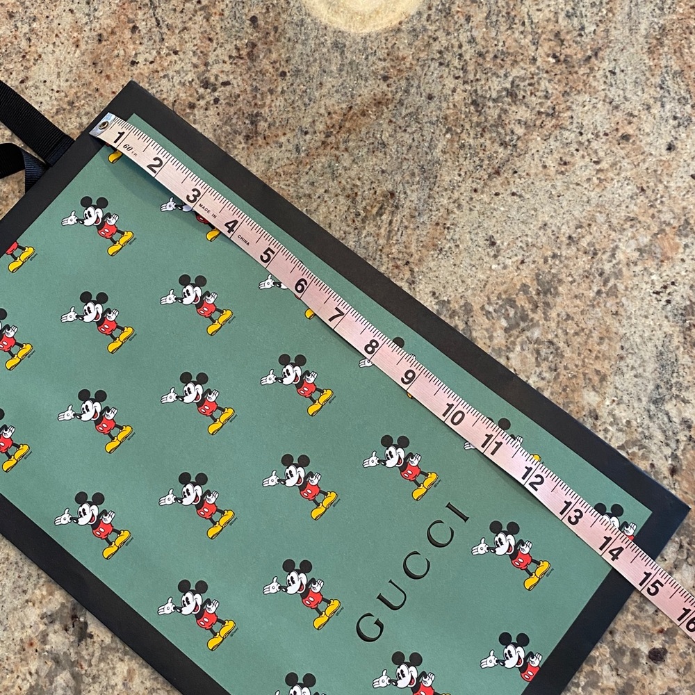 Gucci limited edition collaboration Disney Mickey Mouse Patterned Bag brand new - Picture 7 of 8